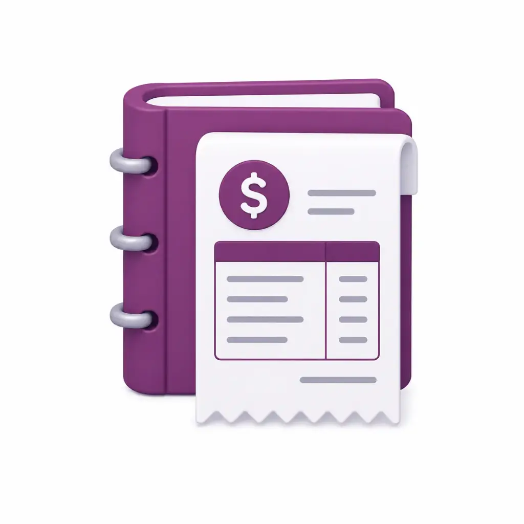 دفاتر الإيصالات - Receipt books